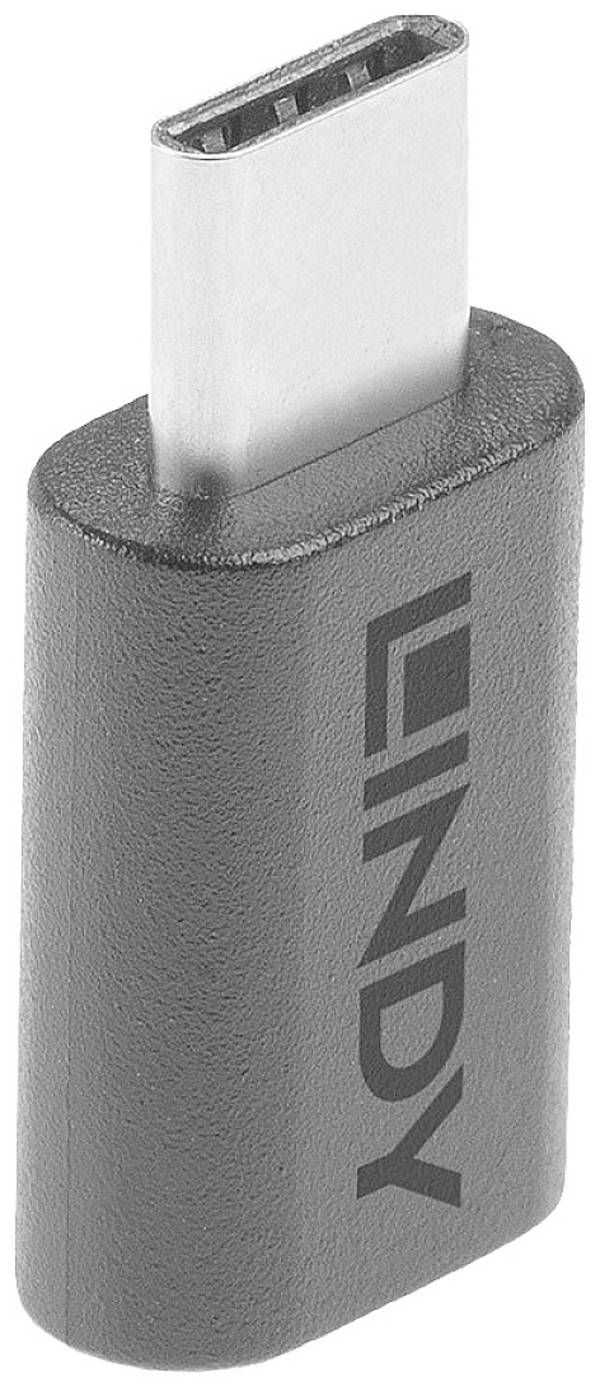 LINDY USB 3.2 Gen 2x2 Adattatore [1x spina USB-C® - 1x presa USB-C®] 41893  contatti connettore dorati