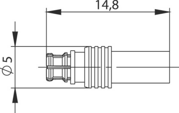 Telegärtner 100025162 100025162 Connettore SMP Giunto dritto 50 Ω 1 pz.