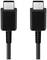 Due cavi USB-C disposti in parallelo, entrambi con cavo nero e connettori apparentemente identici per la trasmissione di dati o alimentazione.