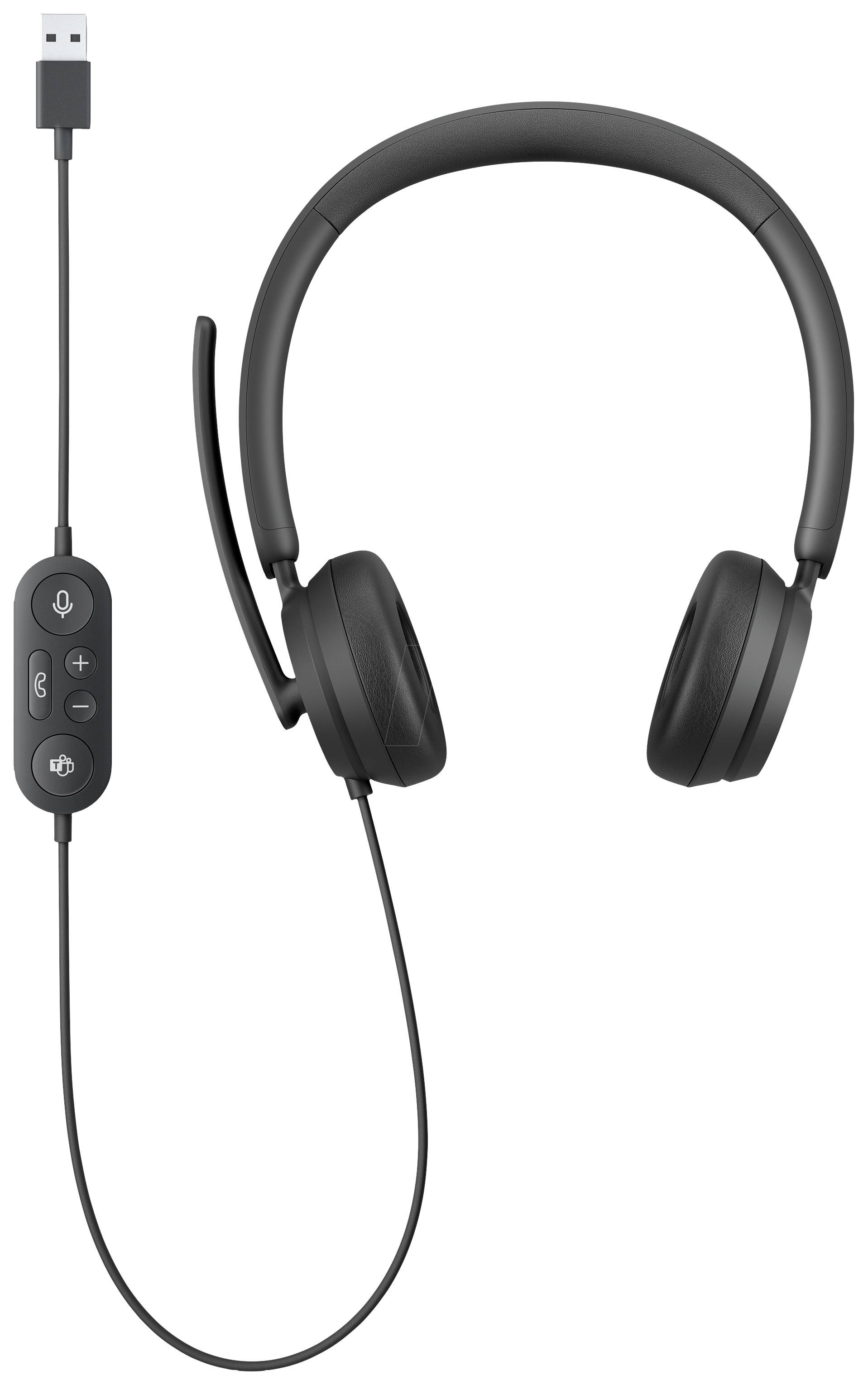 Microsoft 6ID-00013 Cuffie On Ear via cavo Stereo Nero regolazione del volume, Muto Computer-6