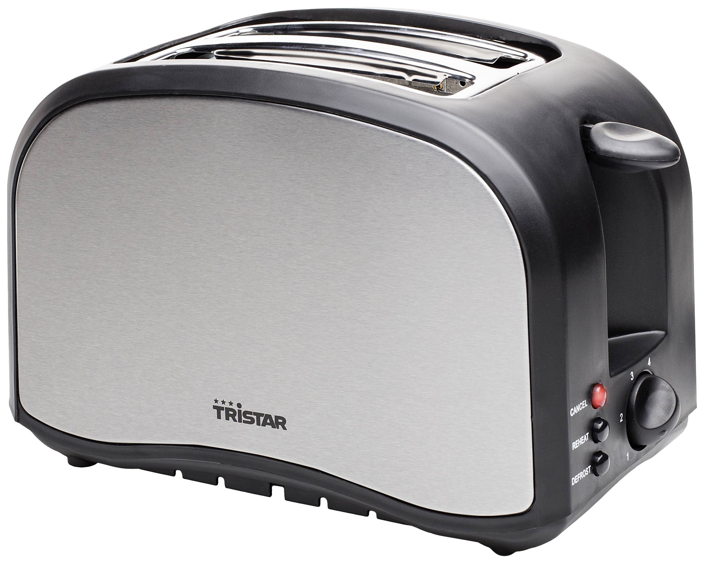 TOSTAPANE BIANCO 2 FT TRISTAR 800W INOX-0