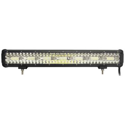 Una barra luminosa a LED con più diodi elettroluminescenti allineati, adatta per l'illuminazione di veicoli o per uso esterno.