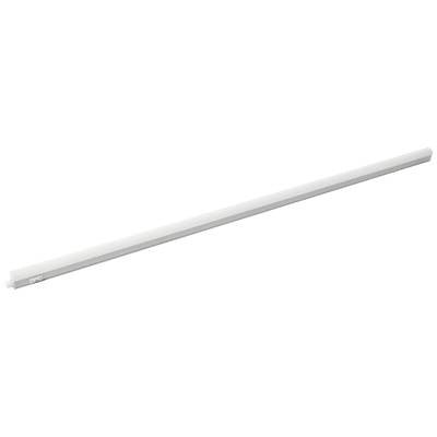 Lunga barra LED bianca per illuminazione. Ideale per montaggio a soffitto o a parete. Adatta per ambienti residenziali o lavorativi.