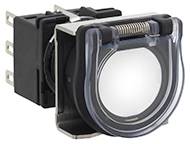 Idec LB6GL-M1T64PW LB6GL-M1T64PW Pulsante illuminato 250 V, 125 V, 30 V 5 A 2 x Off / (On) Momentaneo (Ø) 22 mm IP65 1 pz.