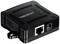 Adattatore di rete nero TRENDnet con una porta Ethernet e tre LED di stato.