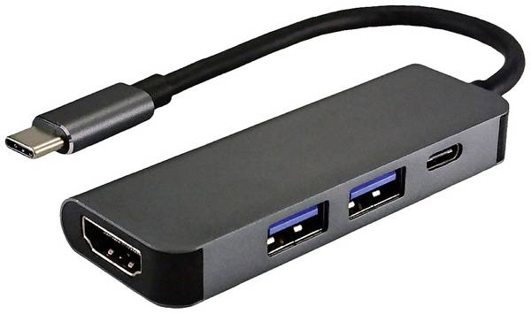 VALUE Docking station USB tipo C, HDMI 4K, 2x USB tipo A + tipo C PD
