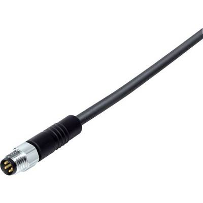 Un cavo nero con un connettore a 4 poli all'estremità, adatto per connessioni elettroniche.