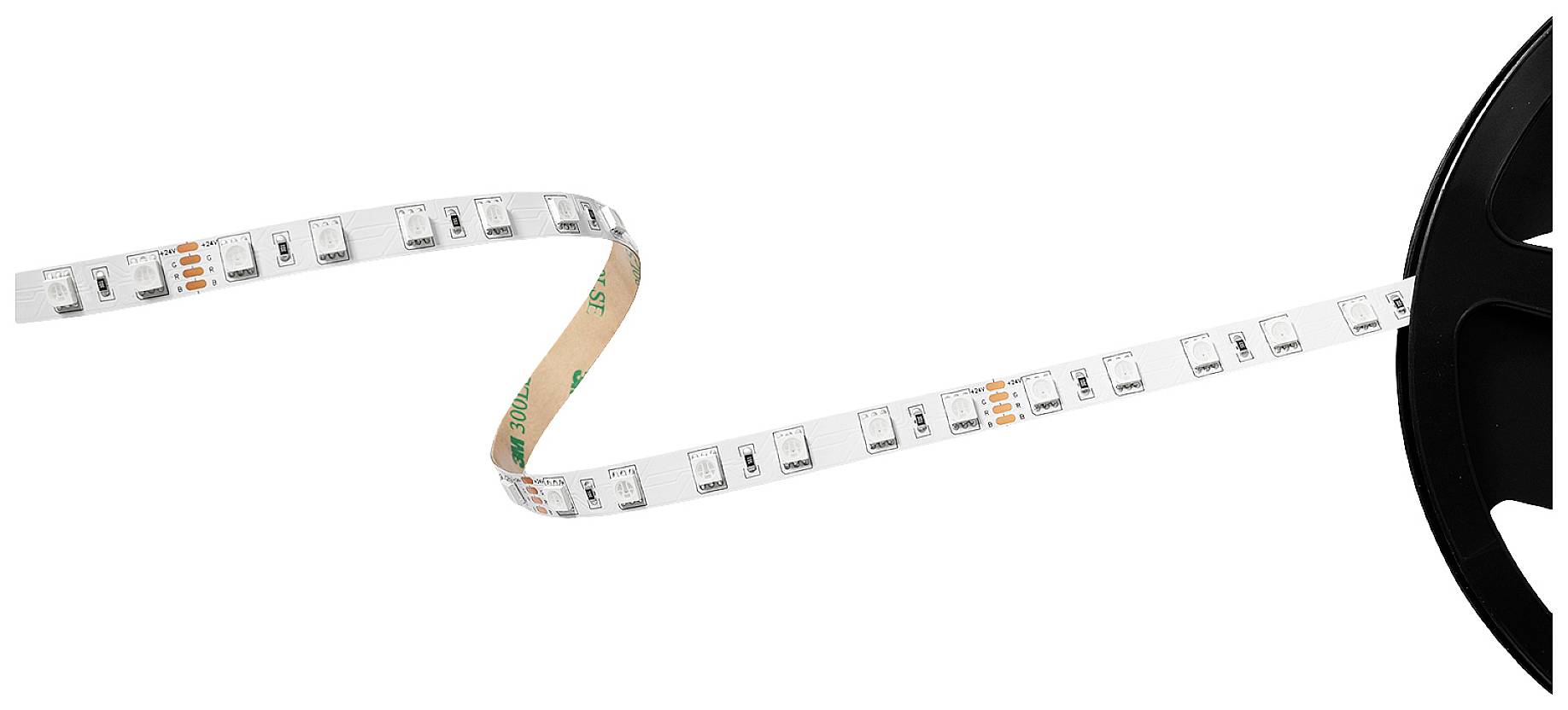 Barthelme Basic RGB 51541331 Striscia LED con estremità libera 24 V 5 m RGB 1 pz.