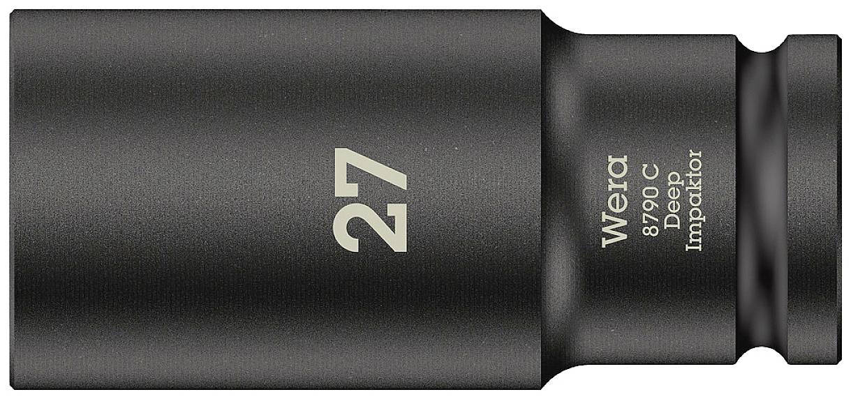 'Wera 8790 C Deep Impaktor' Bussola, nera, 27 mm, costruzione robusta per un'elevata resistenza.