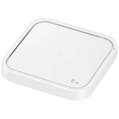 Un pad di ricarica bianco, quadrato con angoli arrotondati. Possiede una superficie liscia ed è adatto per la ricarica wireless dei dispositivi.