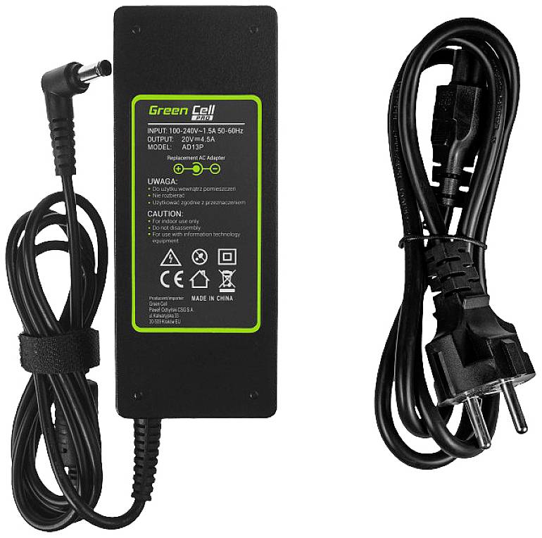 Green Cell AD13P Alimentatore per notebook 90 W 20 V 4.5 A