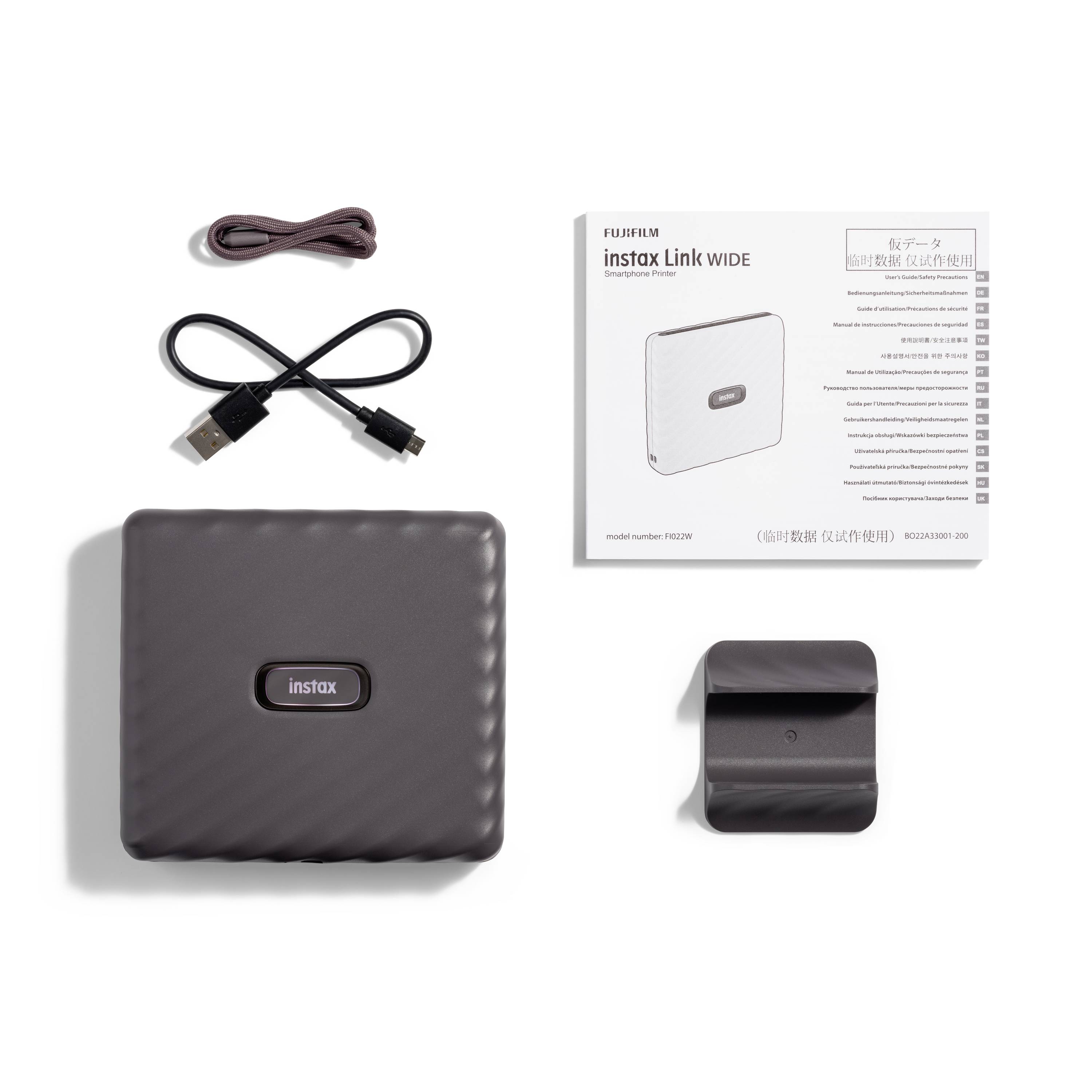 Fujifilm instax Link WIDE Stampante per foto 318 x 318 DPI Grigio-7