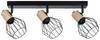 Paulmann Lanka 66768 Faretto da parete E14 Nero, Legno (chiaro)