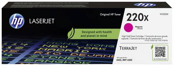 HP Toner 220X Originale  Magenta 5500 pagine W2203X