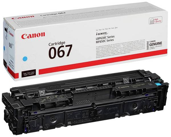 Canon Toner 067 Originale Ciano 1250 pagine 5101 C 002