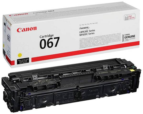 Canon Toner 067 Originale Giallo 1250 pagine 5099 C 002