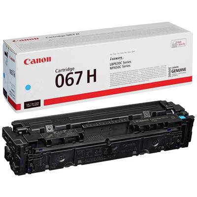 Cartuccia toner nero Canon 067H prima della confezione, idonea per stampanti i-SENSYS delle serie LBP630C e MF650C.
