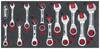 Vigor V5075 V5075 Set chiavi a cricchetto combinato Misura (metrica) 8 - 19 mm