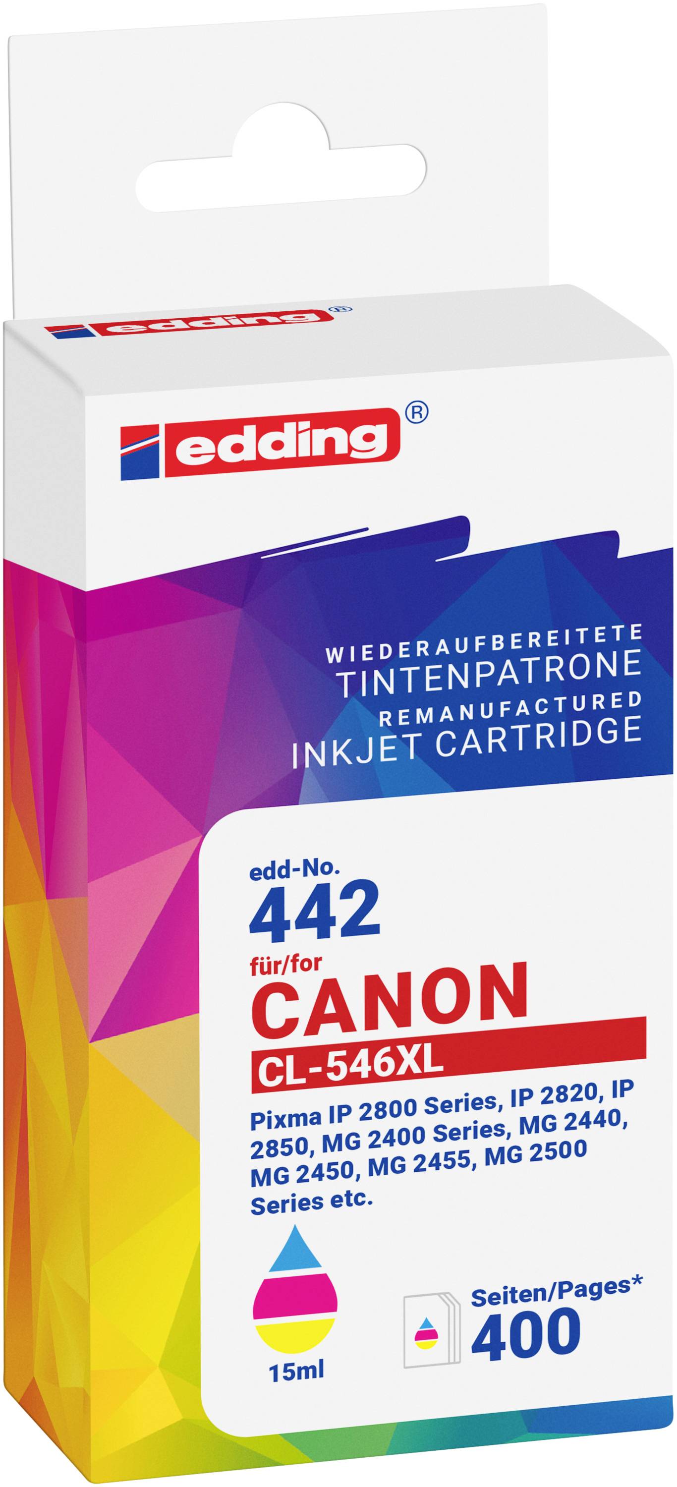 Cartuccia Edding Compatibile sostituisce Canon CL-546XL Colore EDD-442 18-442-0