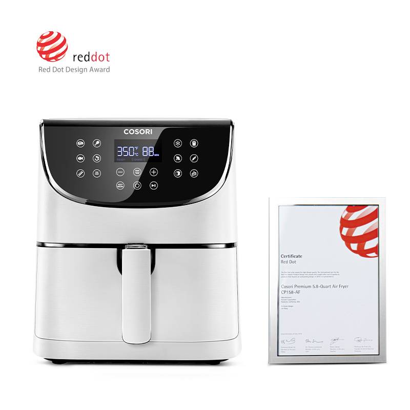 Cosori CP158-AF-RXW Friggitrice ad aria calda 5.5 l 1700 W Rivestimento antiaderente, Senza BPA, con display , Funzione -2