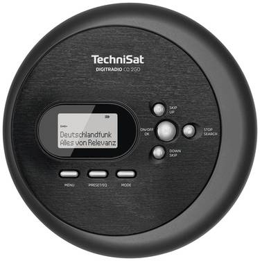 TechniSat Digitradio CD 2GO BT Radio CD DAB+, FM Bluetooth, CD Nero