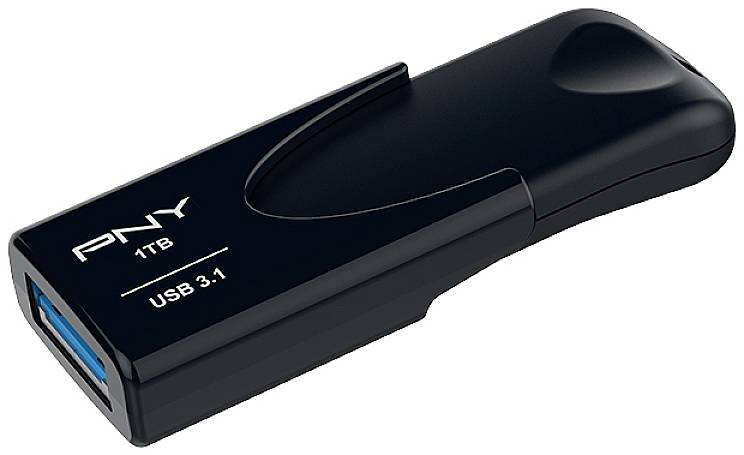 PNY Attaché 4 unità flash USB 1 TB USB tipo A 3.2 Gen 1 [3.1 Gen 1] Nero (PNY USB3.1 Attach? 4 1TB black Retail)-1
