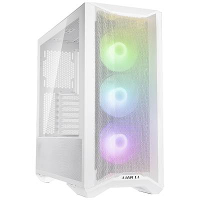 Lian Li LANCOOL II Mesh C RGB Snow Edition Midi-Tower PC Case, PC Case da gioco  Bianco 3 ventole LED pre-montate, fines