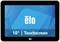 Un monitor touchscreen da 10 pollici con la scritta 'elo' su uno sfondo blu.