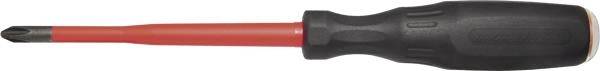 Intercable Schroevendraaier kruiskop PH2x100 SLIM  VDE 1000V 13022 VDE Cacciavite a croce PH 2 Lunghezza della lama: 100 mm