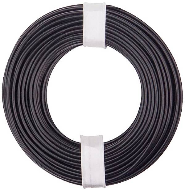 Donau Elektronik 150-011 Cavo per cablaggi 1 x 0.50 mm² Nero 10 m