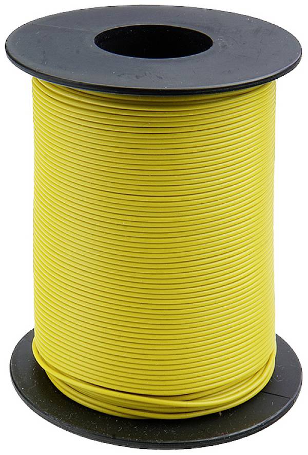 Donau Elektronik 125-S25-3 Cavo per cablaggi 1 x 0.25 mm² Giallo 25 m