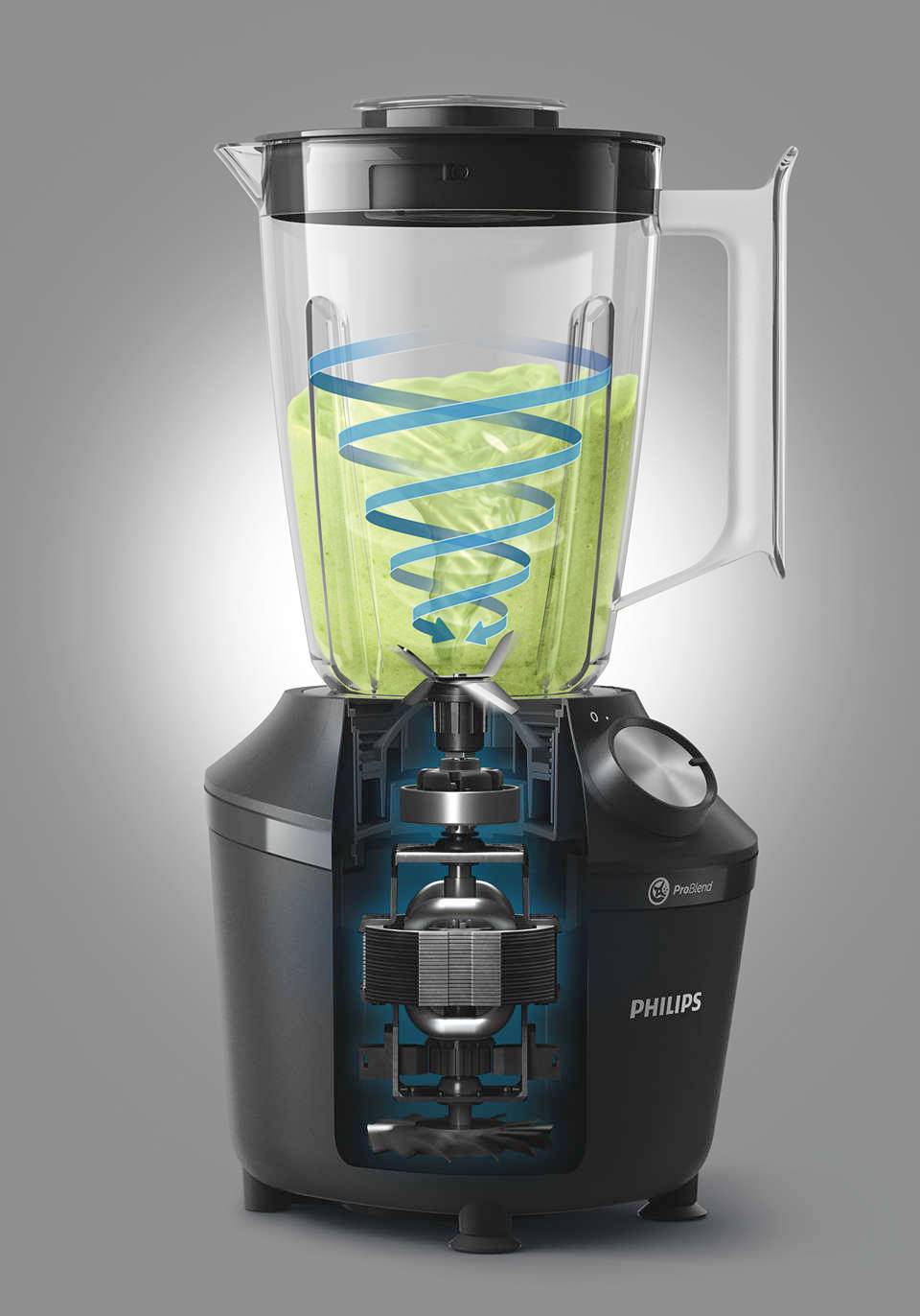 Philips Home HR2291/41 Frullatore 600 W Nero-2