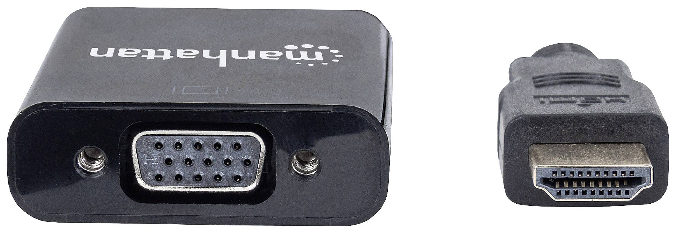 Cavo Convertitore HDMI a VGA con MicroUsb 30cm Nero-2