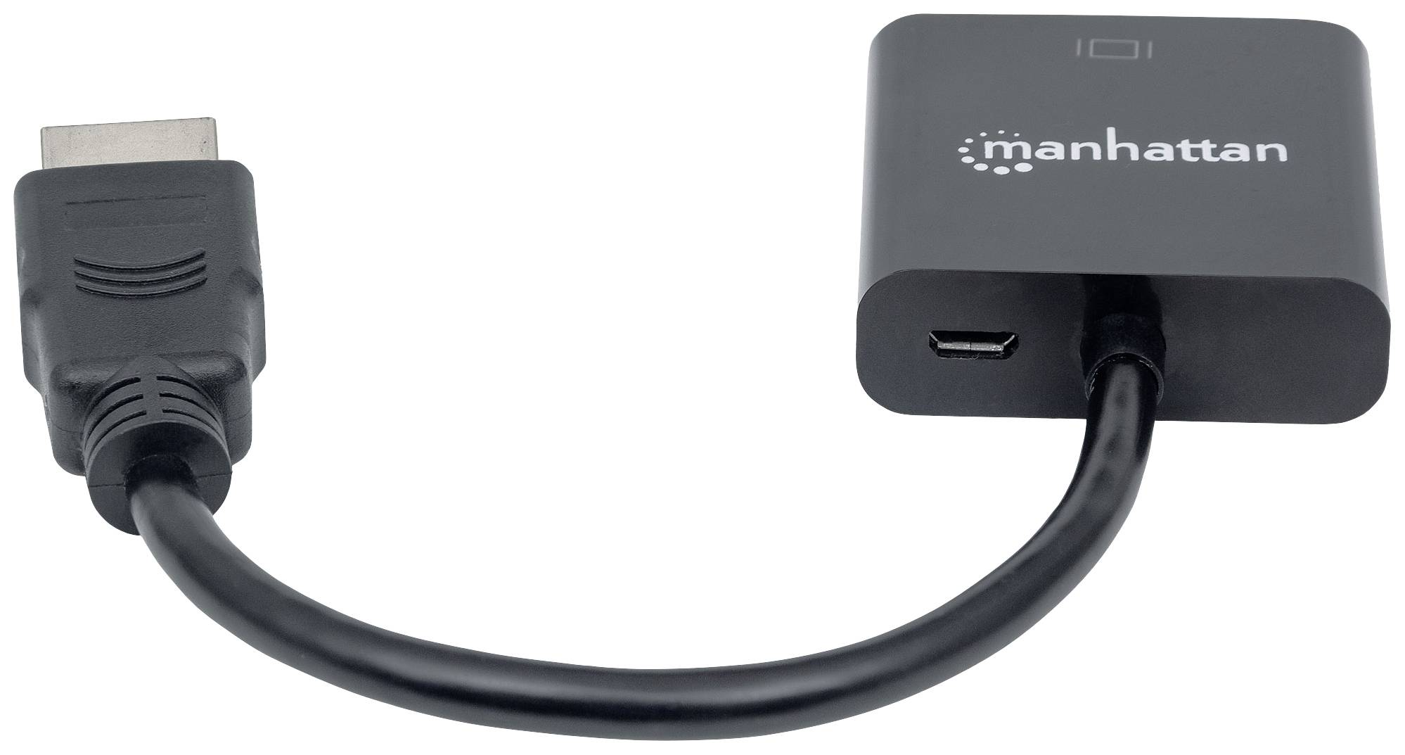 Cavo Convertitore HDMI a VGA con MicroUsb 30cm Nero-4