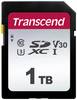 Transcend TS1TSDC300S Scheda SDHC 1 TB Class 10, UHS-I, UHS-Class 1