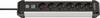 Brennenstuhl 1391030600 Multipresa con interruttore Argento, Nero Schuko 1 pz.