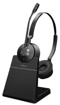 Jabra Engage 55 Cuffie On Ear DECT Stereo Multicolore incl. docking station di ricarica, regolazione del volume, Muto Te-1