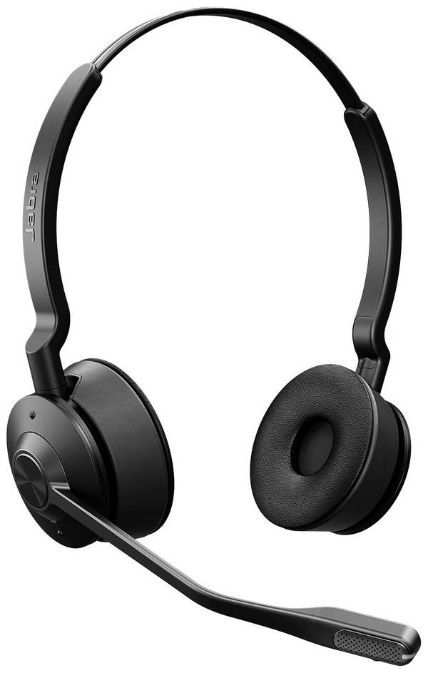 Jabra Engage 55 Cuffie On Ear DECT Stereo Nero regolazione del volume, Muto Telefono