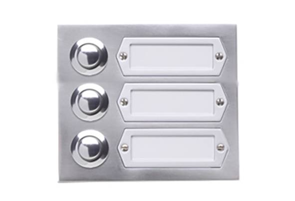 Grothe 55533 Tasto per campanello con targhetta Alluminio (anodizzato)