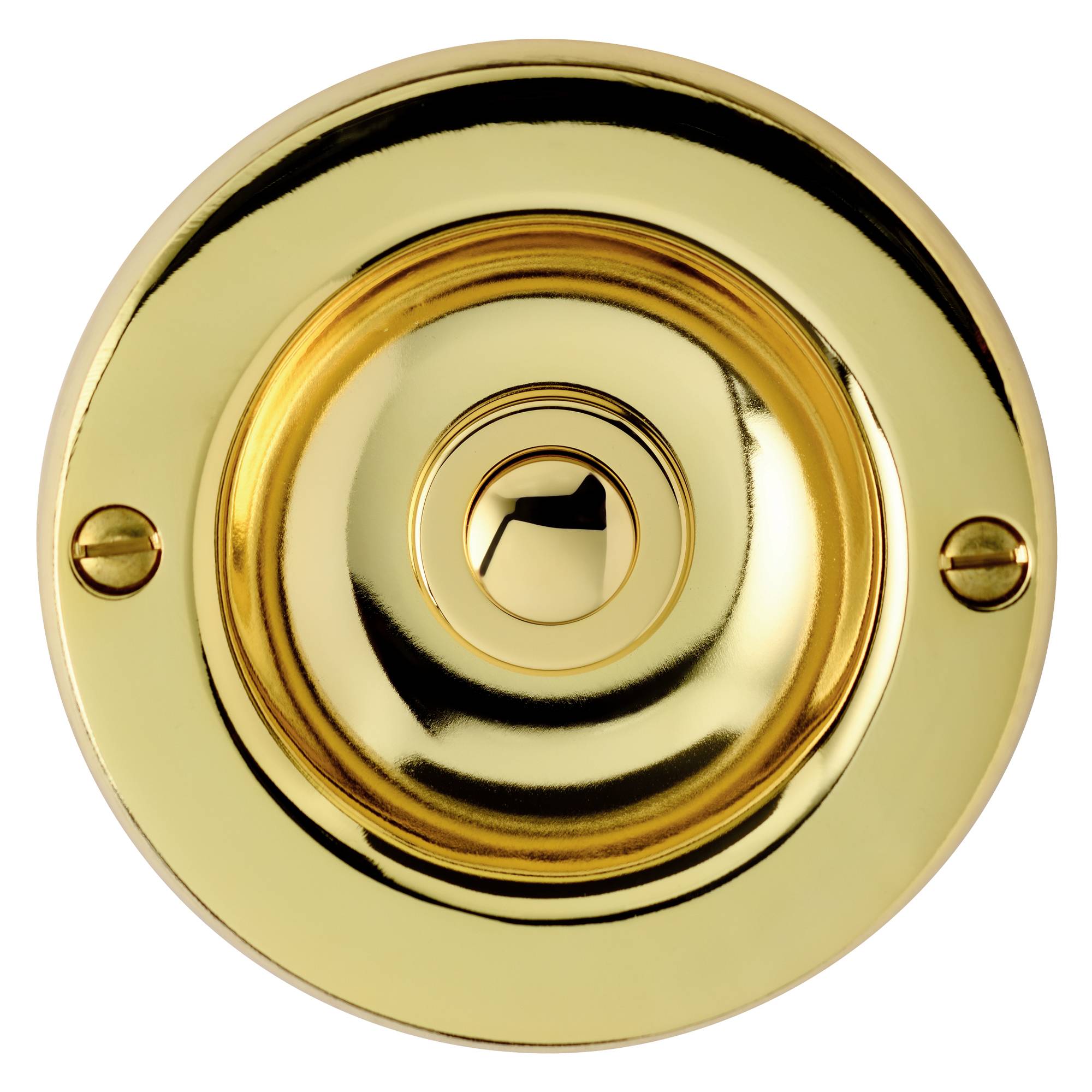Grothe 64131 Tasto per campanello Ottone