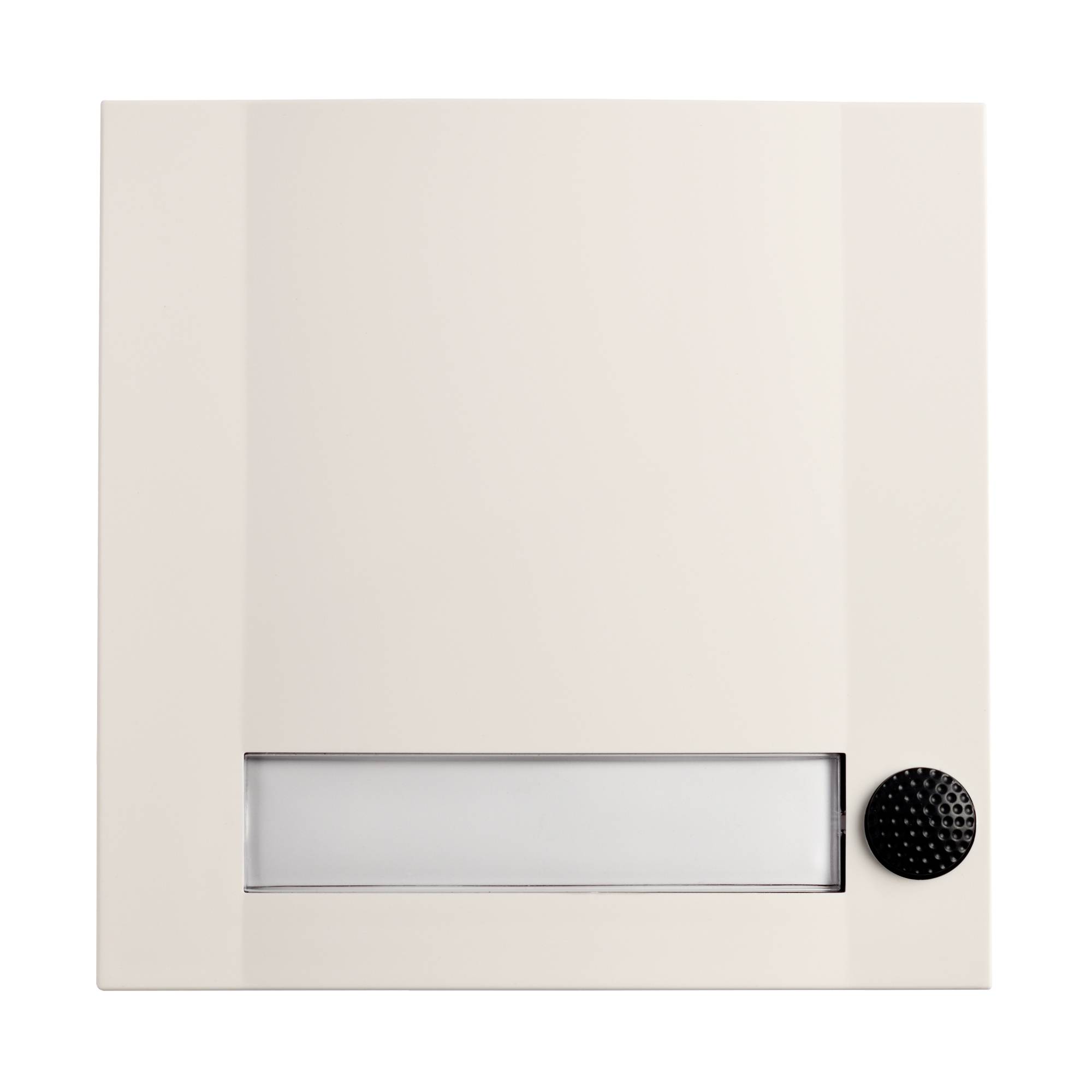 Grothe 51103 Tasto per campanello con targhetta Bianco/Nero