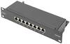 Digitus DN-91608S-EA 8 Porte Patch panel 254 mm (10") CAT 6A 1 U Multicolore pronto all'uso