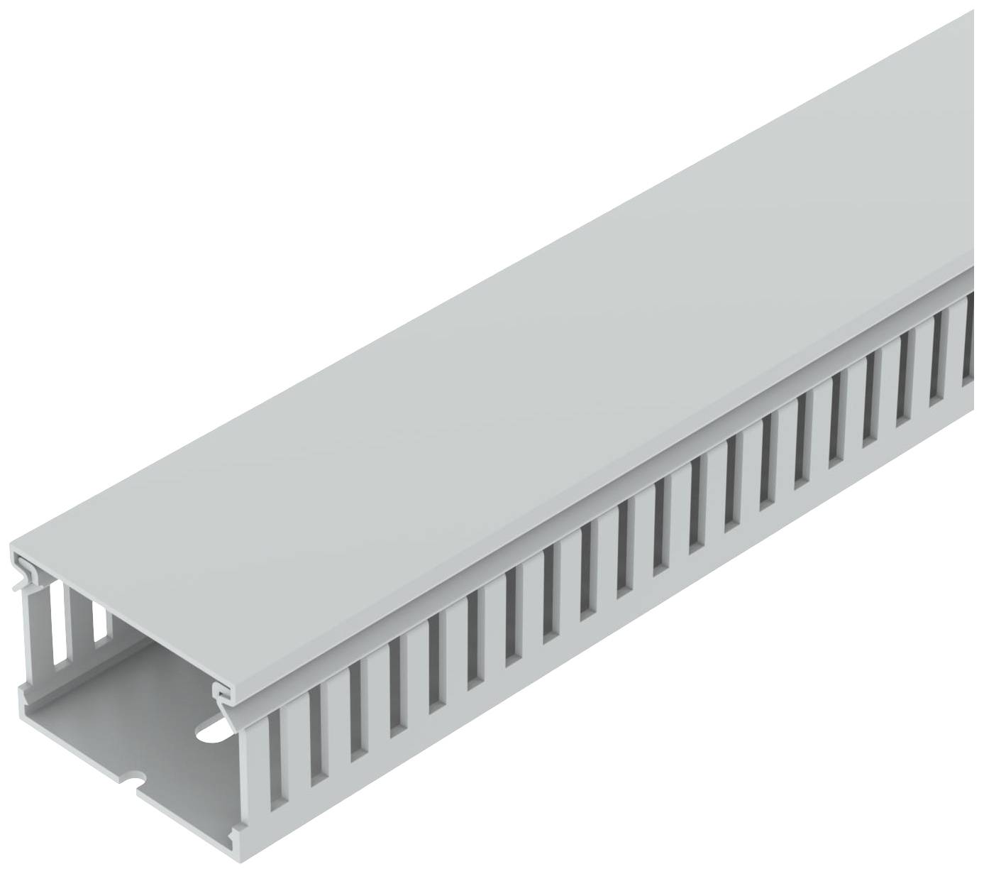 OBO Bettermann 6132548 Canale porta cavi Parte superiore (L x L x A) 2000 x 60 x 40 mm 20 pz. Grigio