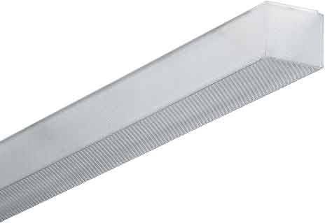 Un pettine bianco di plastica con denti sottili è posizionato diagonalmente.