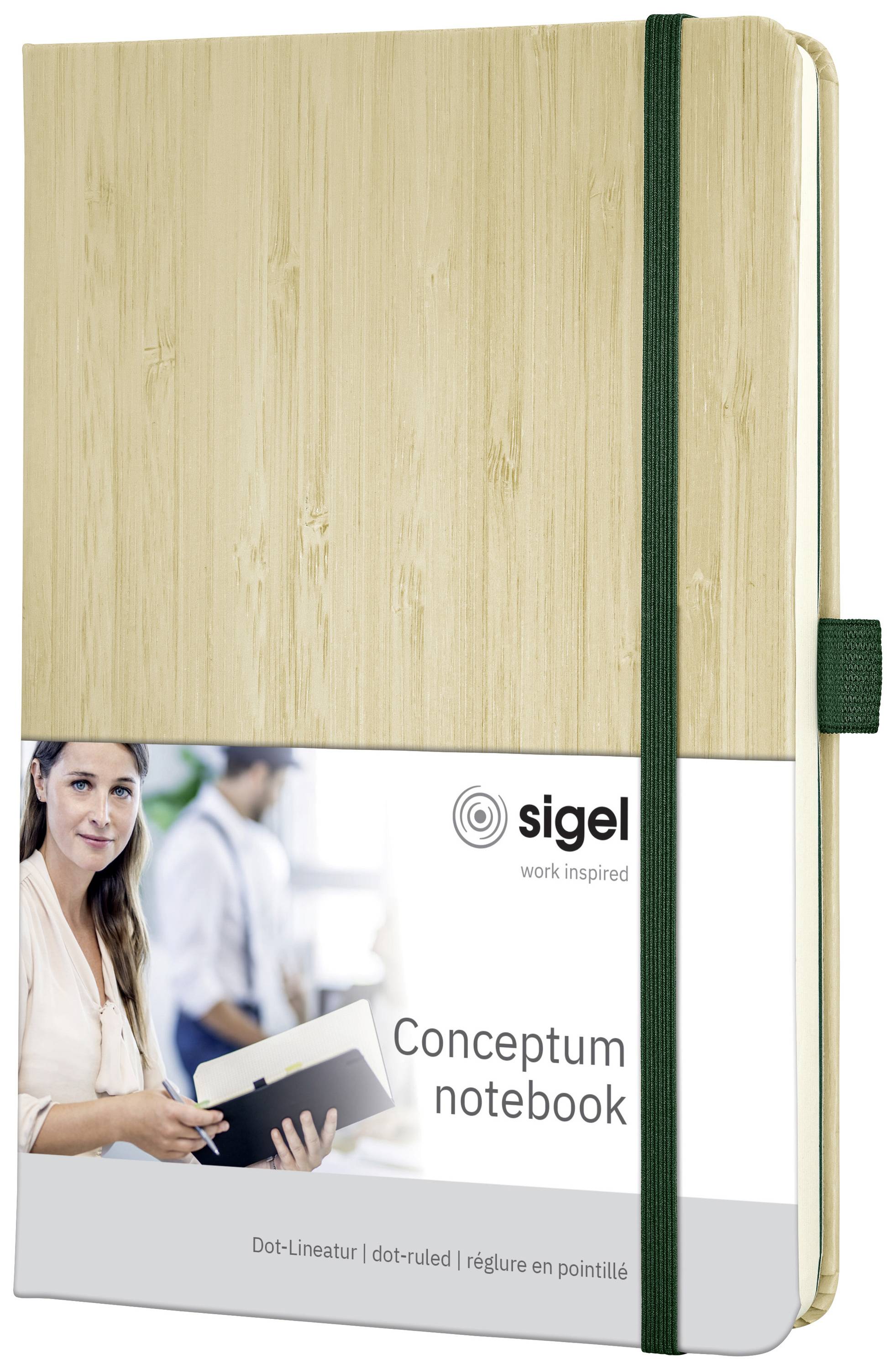 Sigel CONCEPTUM® Nature Edition CO670 Taccuino con griglia di puntini Beige 97 DIN A5-1