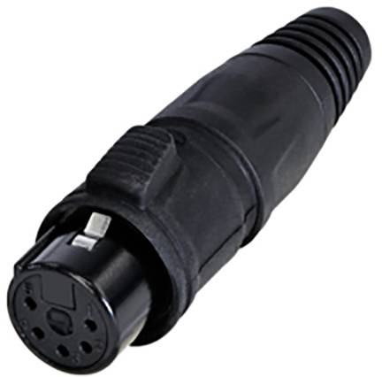 Rean AV RCX5F-Z-002-1 Connettore XLR Presa dritta Numero Poli (num): 5 1 pz.