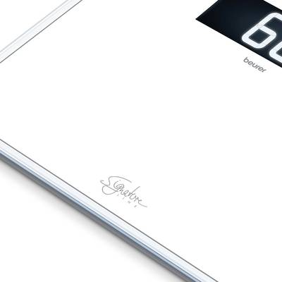 Beurer GS 410 Signature Line Bilancia pesapersone digitale Portata max.=200 kg Bianco 
