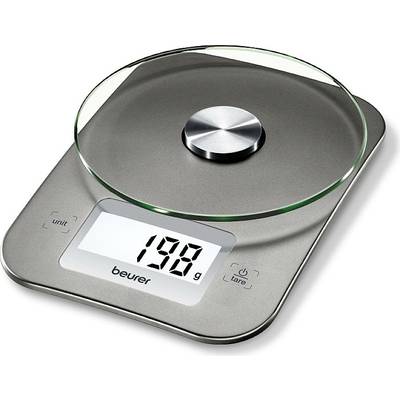 Beurer KS 26 Bilancia da cucina digitale Portata max.=5 kg Grigio