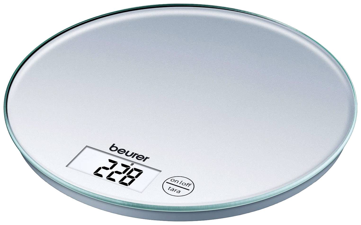 Beurer KS 28 Bilancia da cucina digitale Portata max.=5 kg Argento