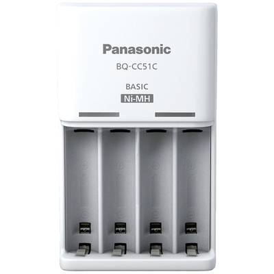 Panasonic Basic BQ-CC51 Caricatore per spina domestica NiMH Ministilo (AAA), Stilo (AA)